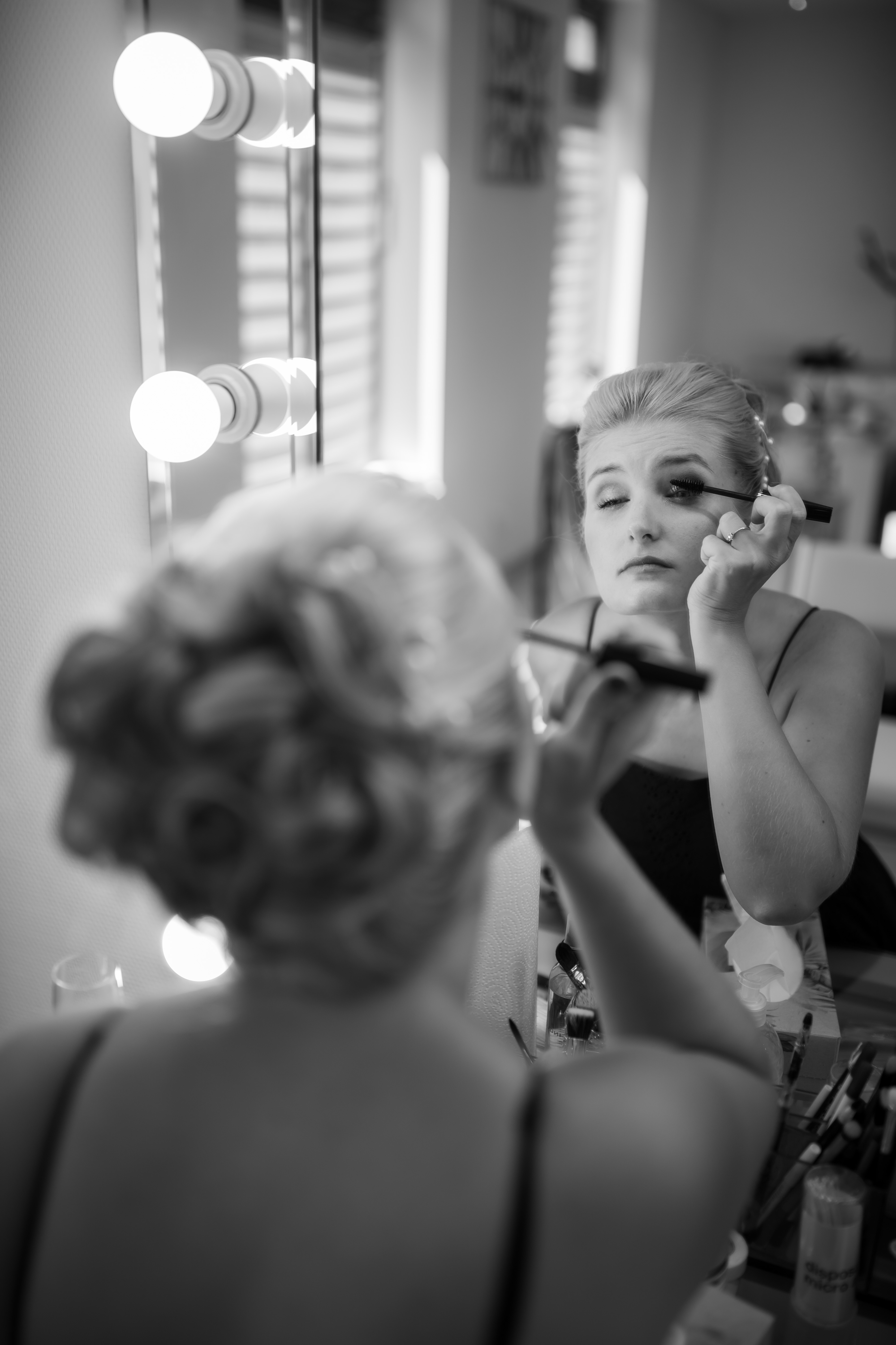 Letzter Make-up-Schliff